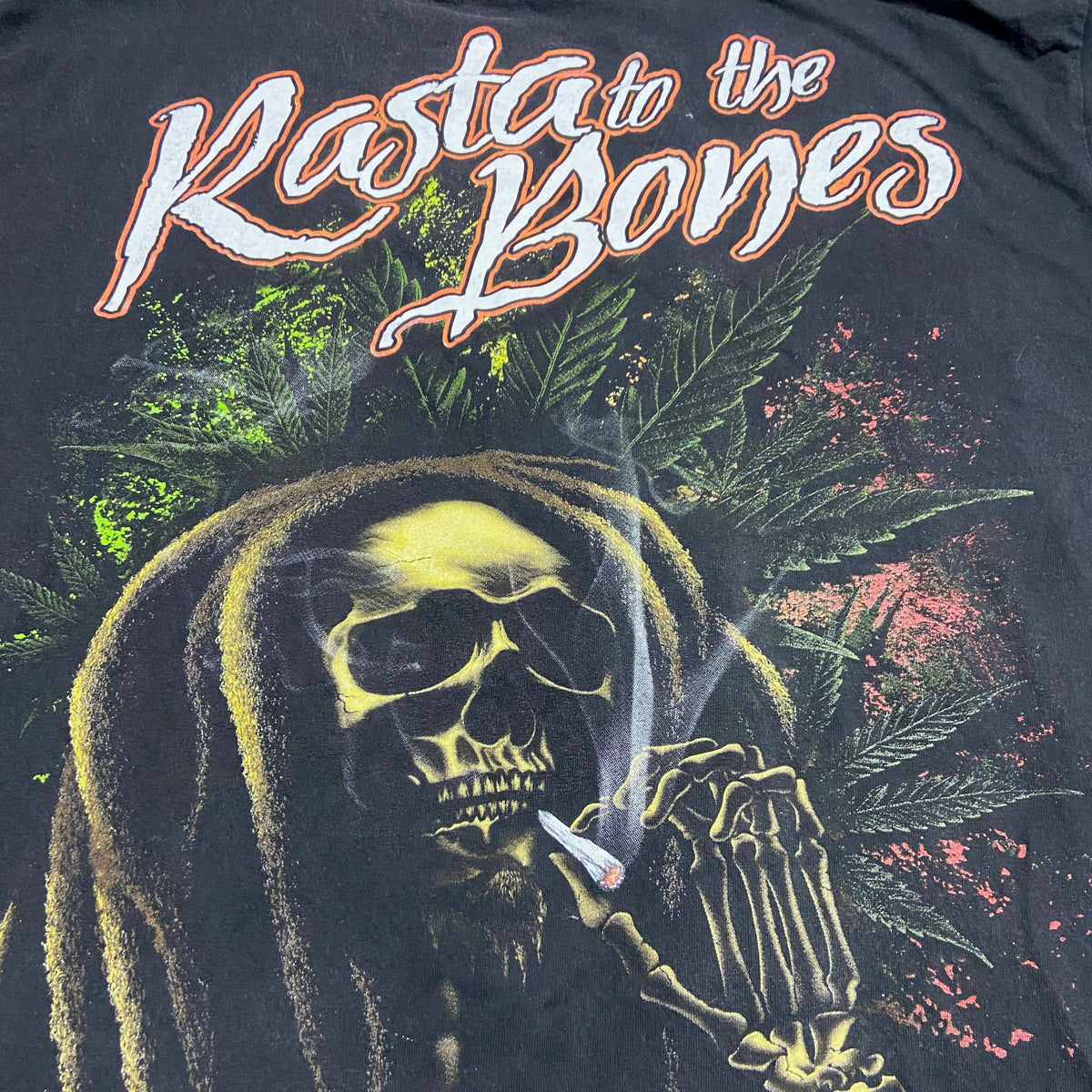BOB MARLEY "RASTA TO THE BONES" FADED TEE 2000s