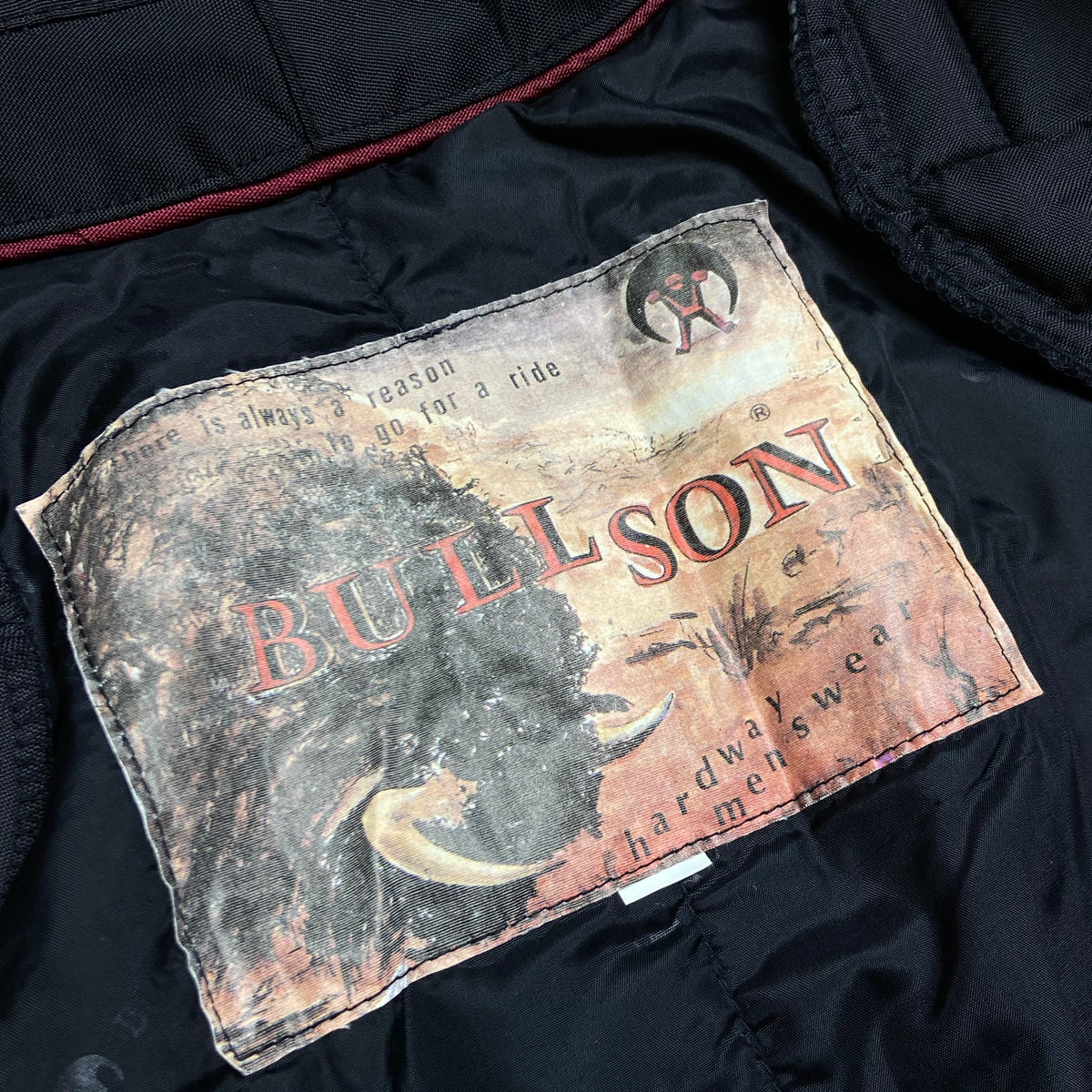 1980s BULLSON BONDAGE FRINGE BIKER BOMBER JACKET