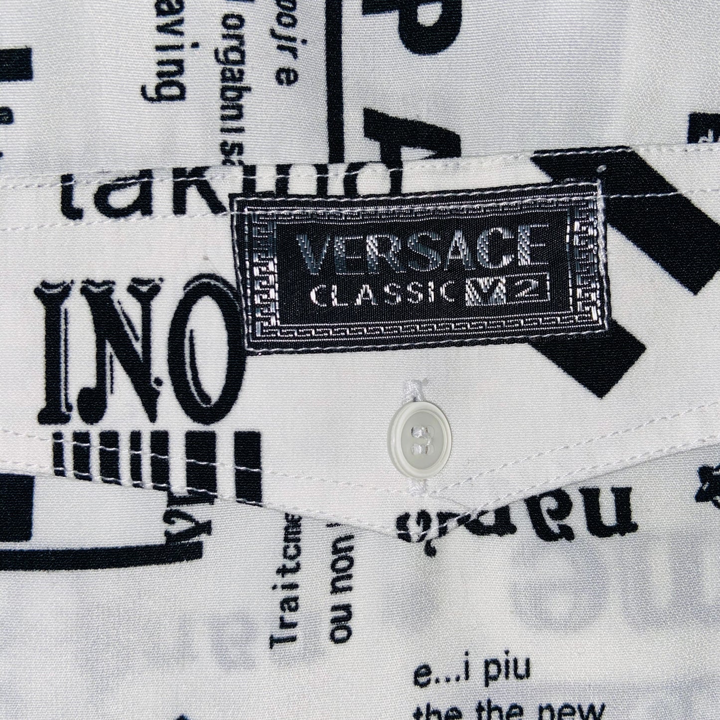 1990s VERSACE OVERPRINTED SHIRT