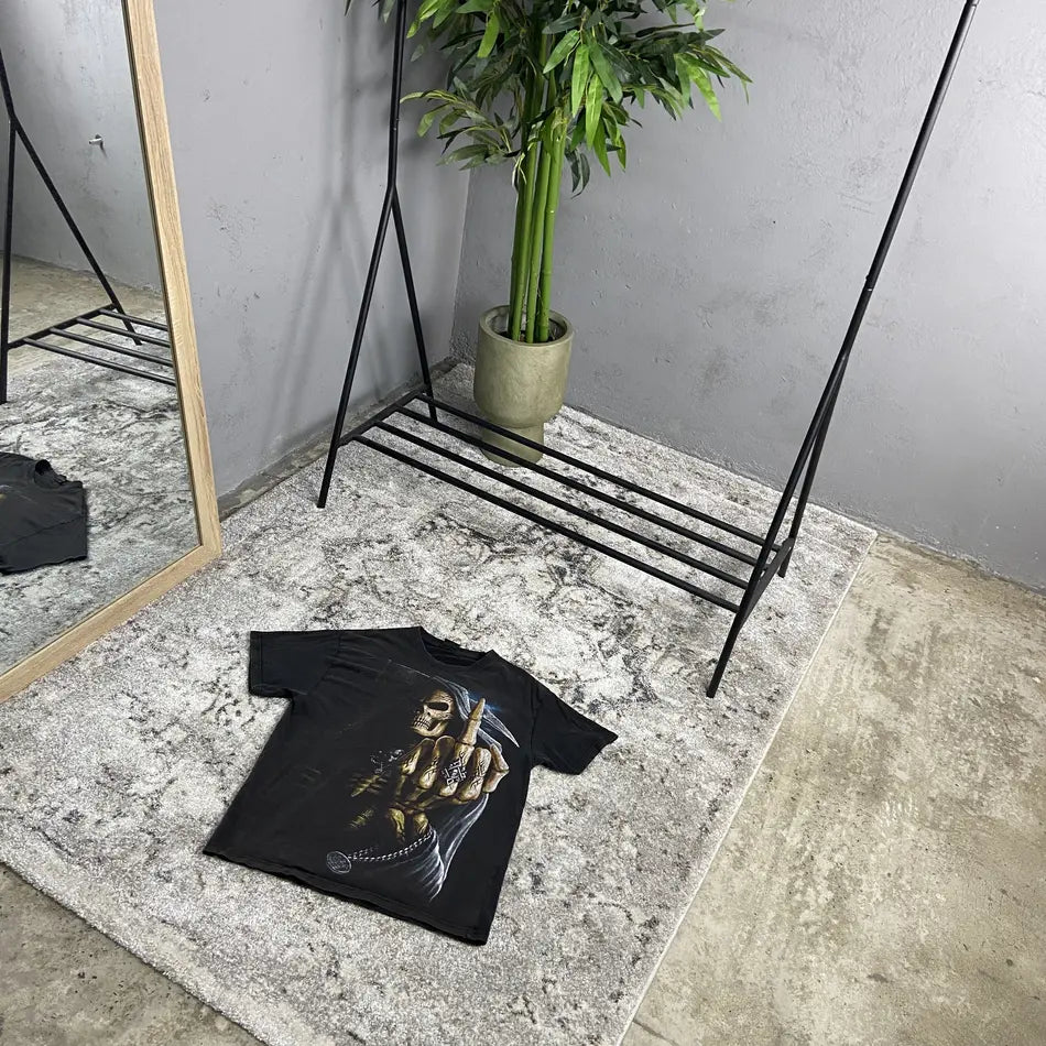 SPIRAL DEATH TRIBAL SUNFADED TEE 1990s