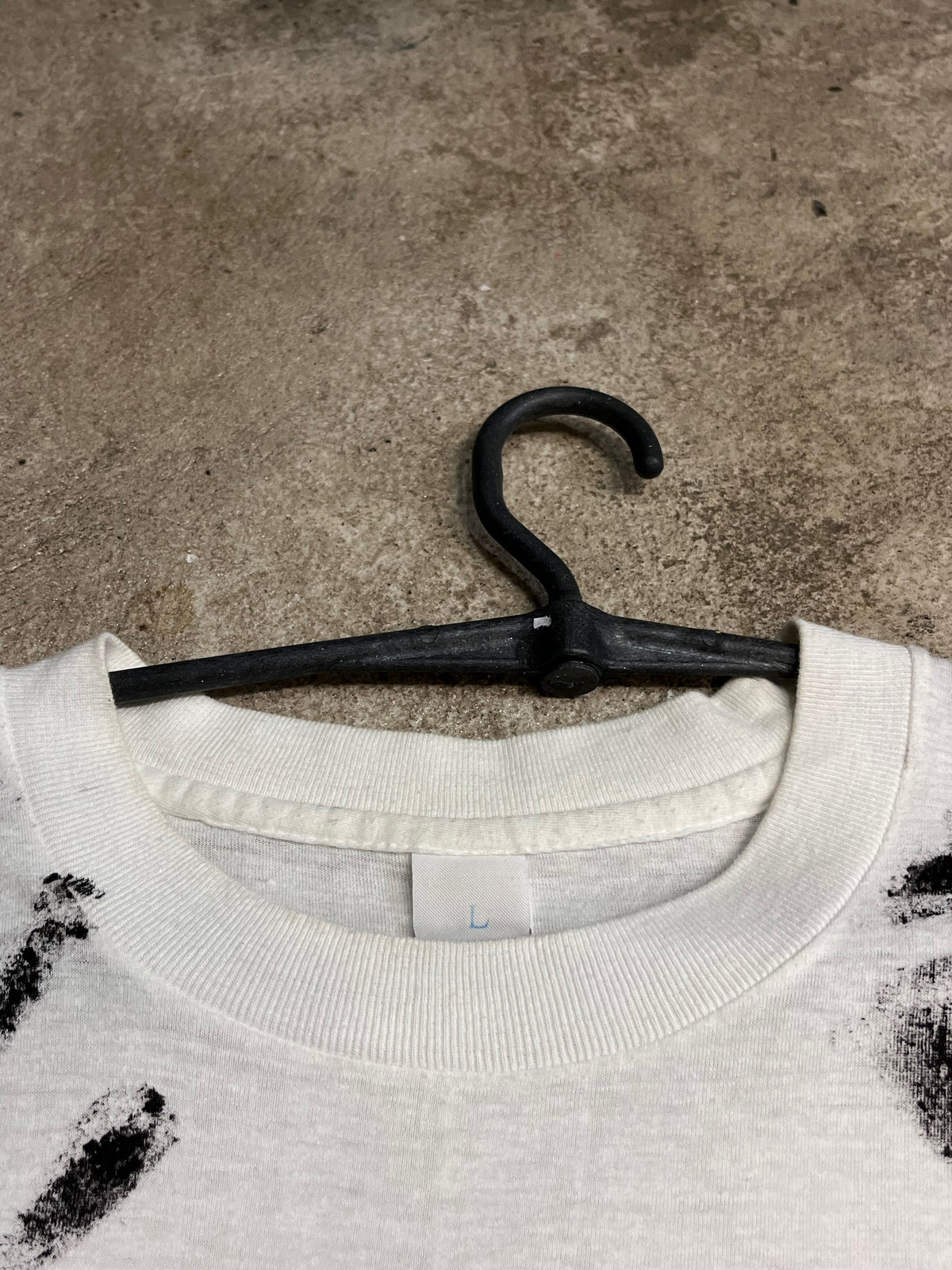 JIM MORRISON HANDS PRINTS SINGLE STITCH TEE 1980s