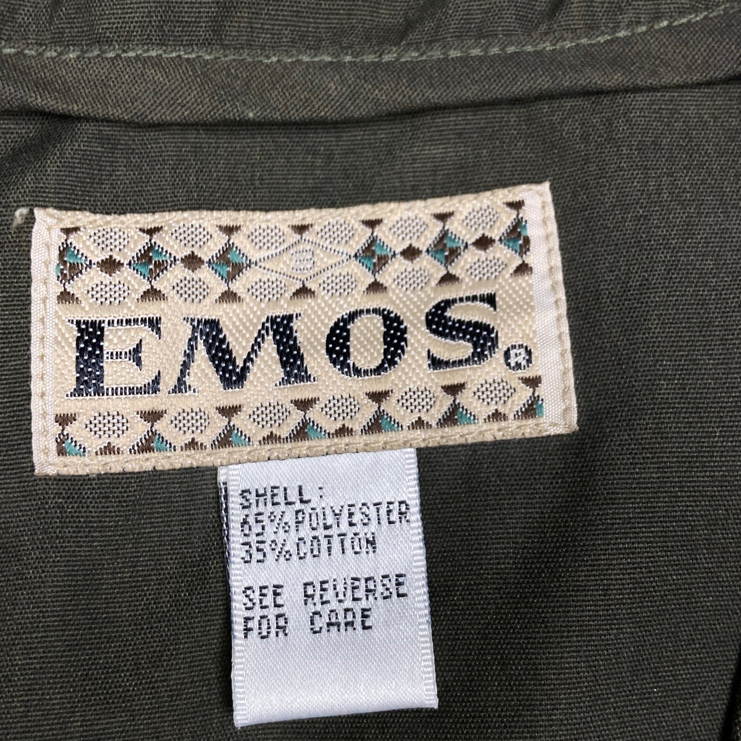 EMOS KHAKI MULTIPOCKET UTILITY BONDAGE CARGO VEST 1980s