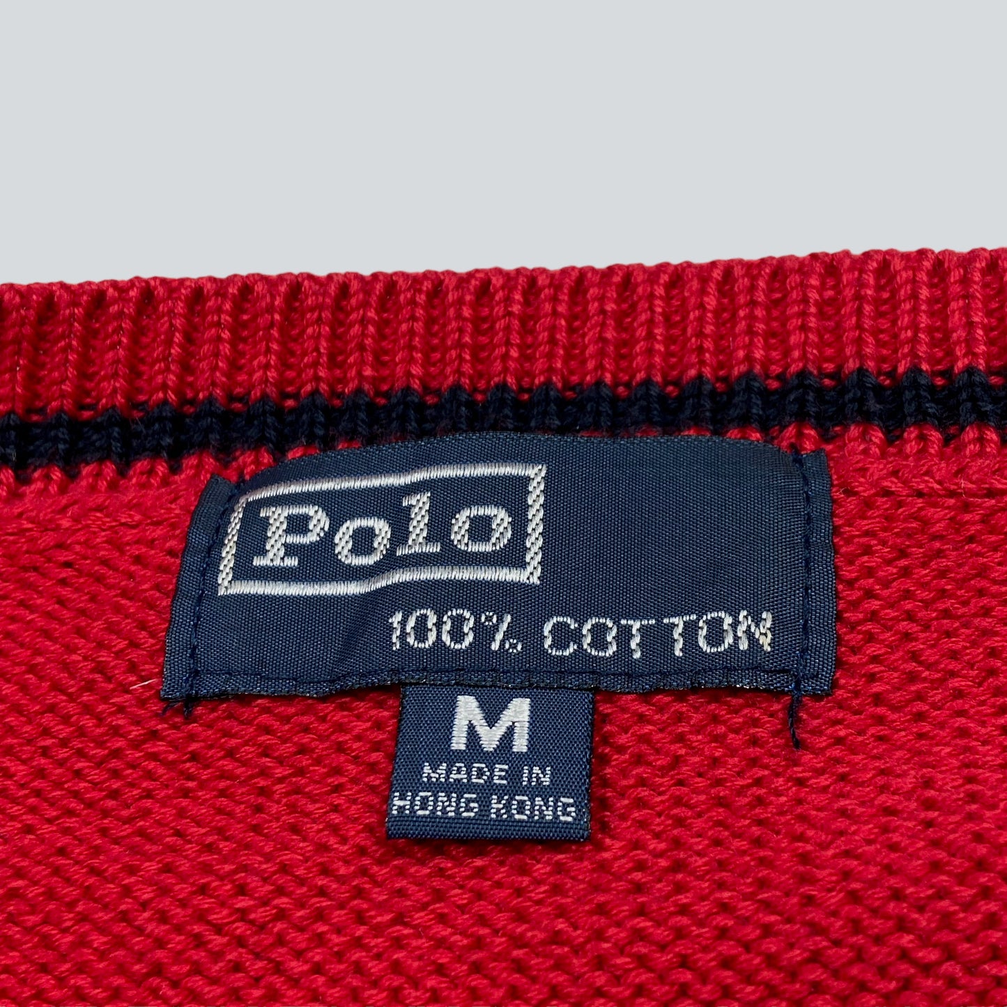 RALPH LAUREN KNITTED VEST 1990s