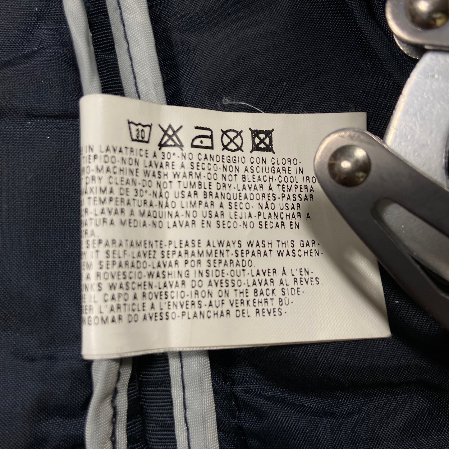 ARMANI ARCHIVE NYLON LINER JACKET 1990s