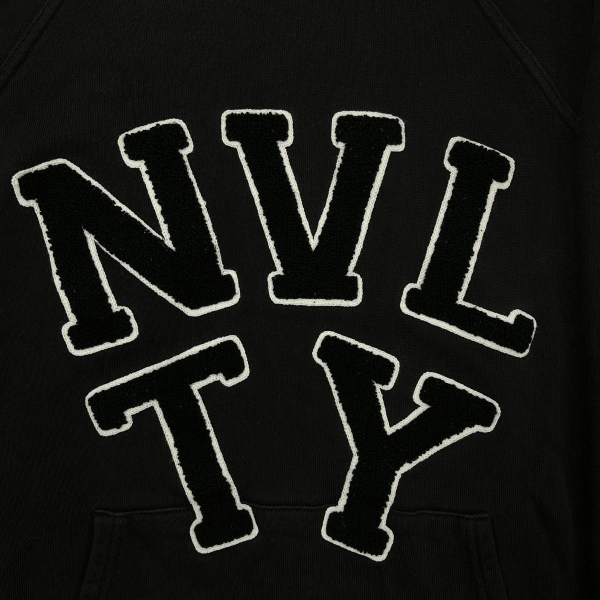 NVLTY SHERPA LETTERS HOODIE
