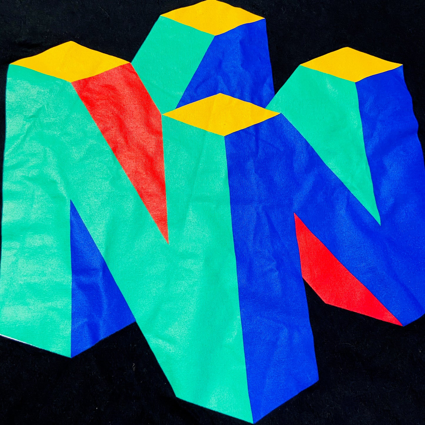 NINTENDO 64 BIG 3D LOGO NOSTALGIA TEE