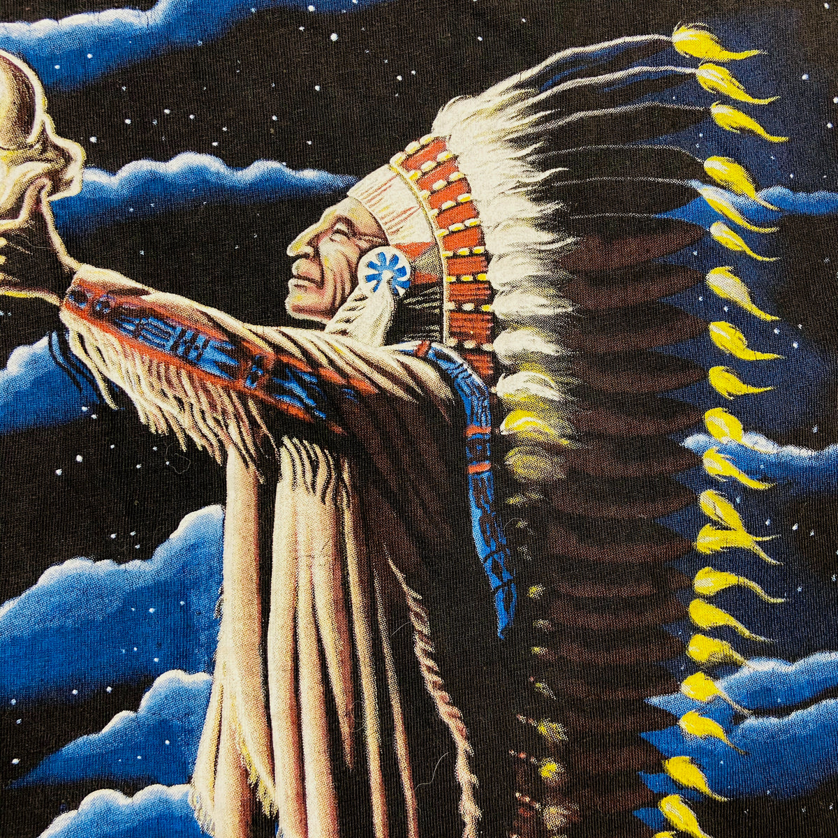 1980s NATIVE INDIAN FADED TEE