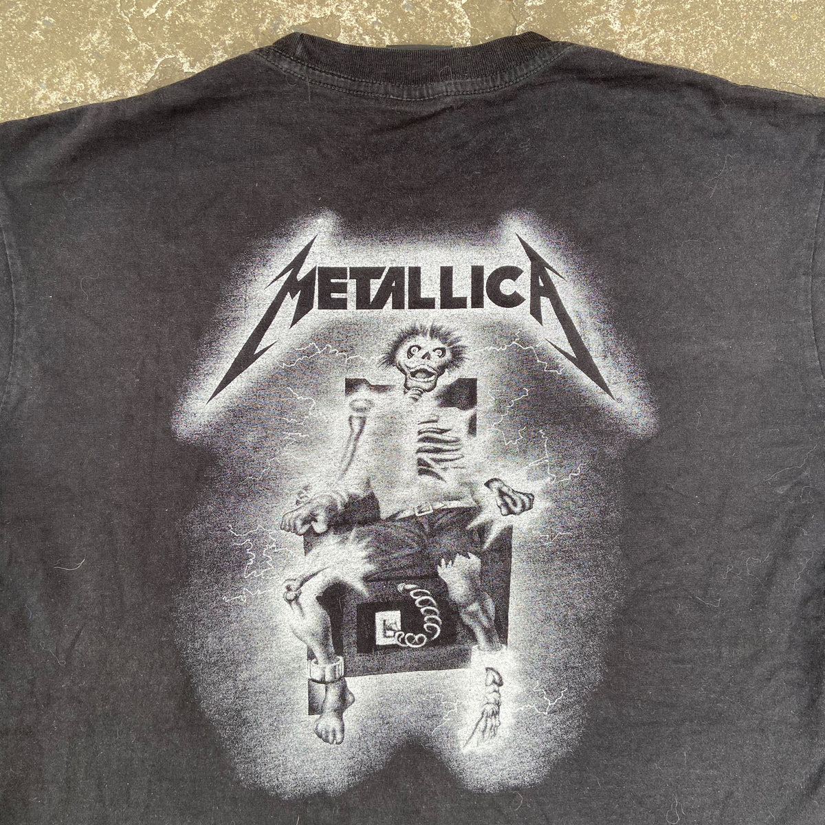 1984 METALLICA "RIDE THE LIGHTNING" DISTRESSED TEE