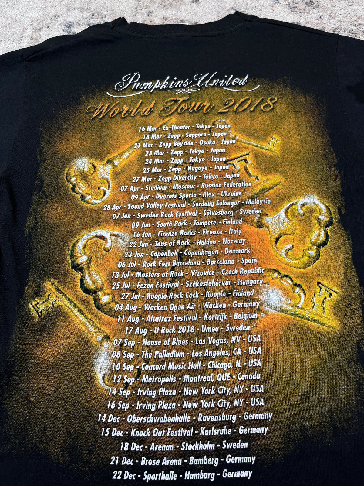 HELLOWEEN "PUMPKINS UNITED" WORLD TOUR TEE