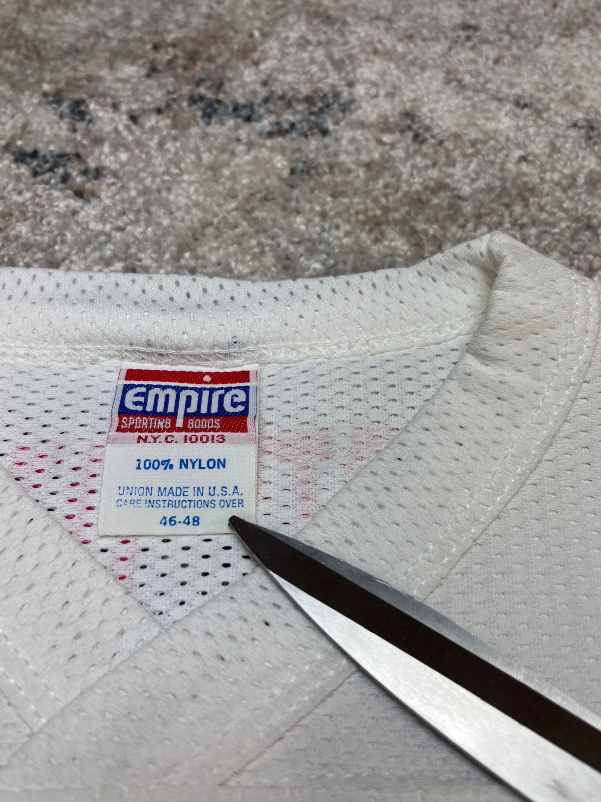 1980s EMPIRE RED 41 JUICY PLUS JERSEY TEE