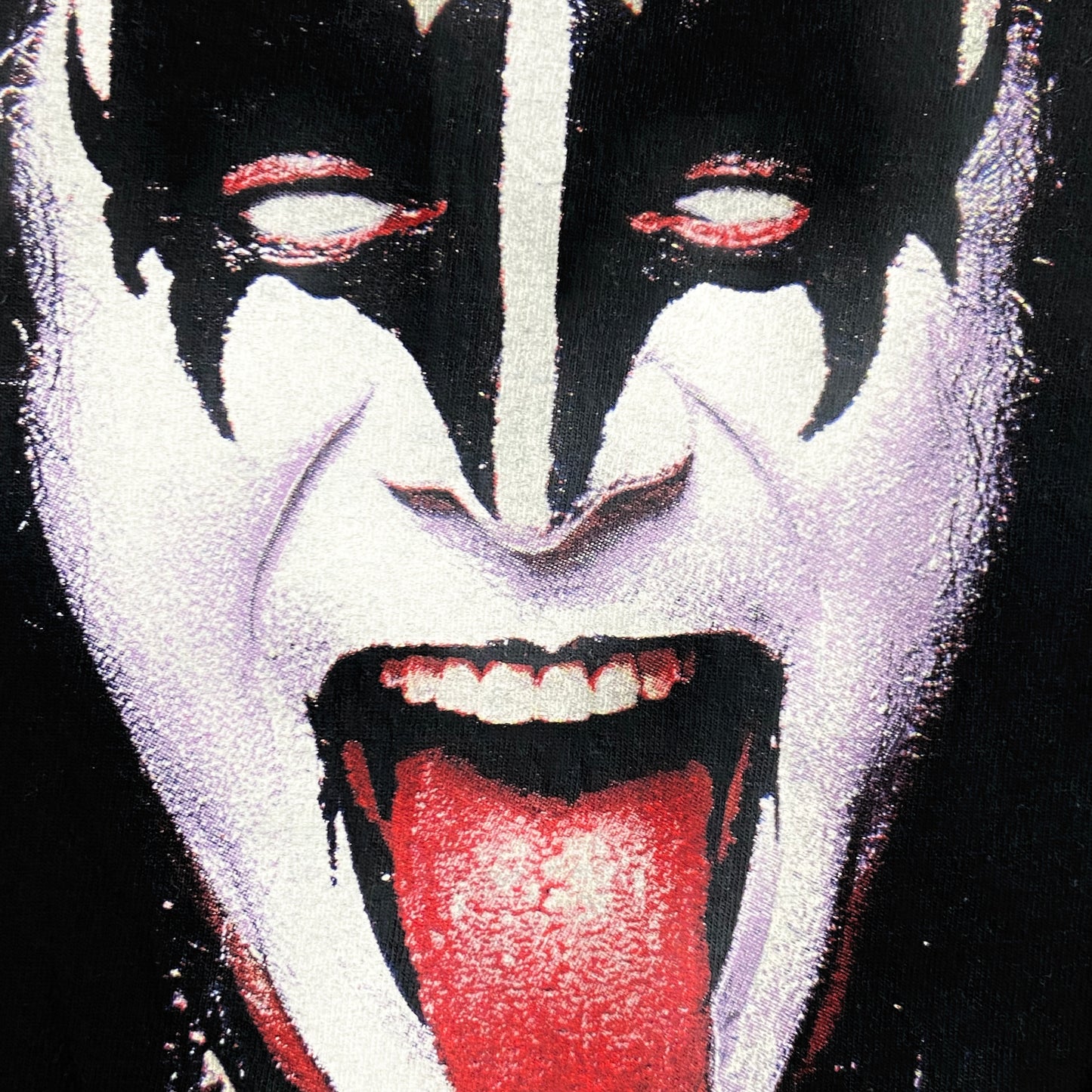 2000s KISS BIG FACE PRINT TEE