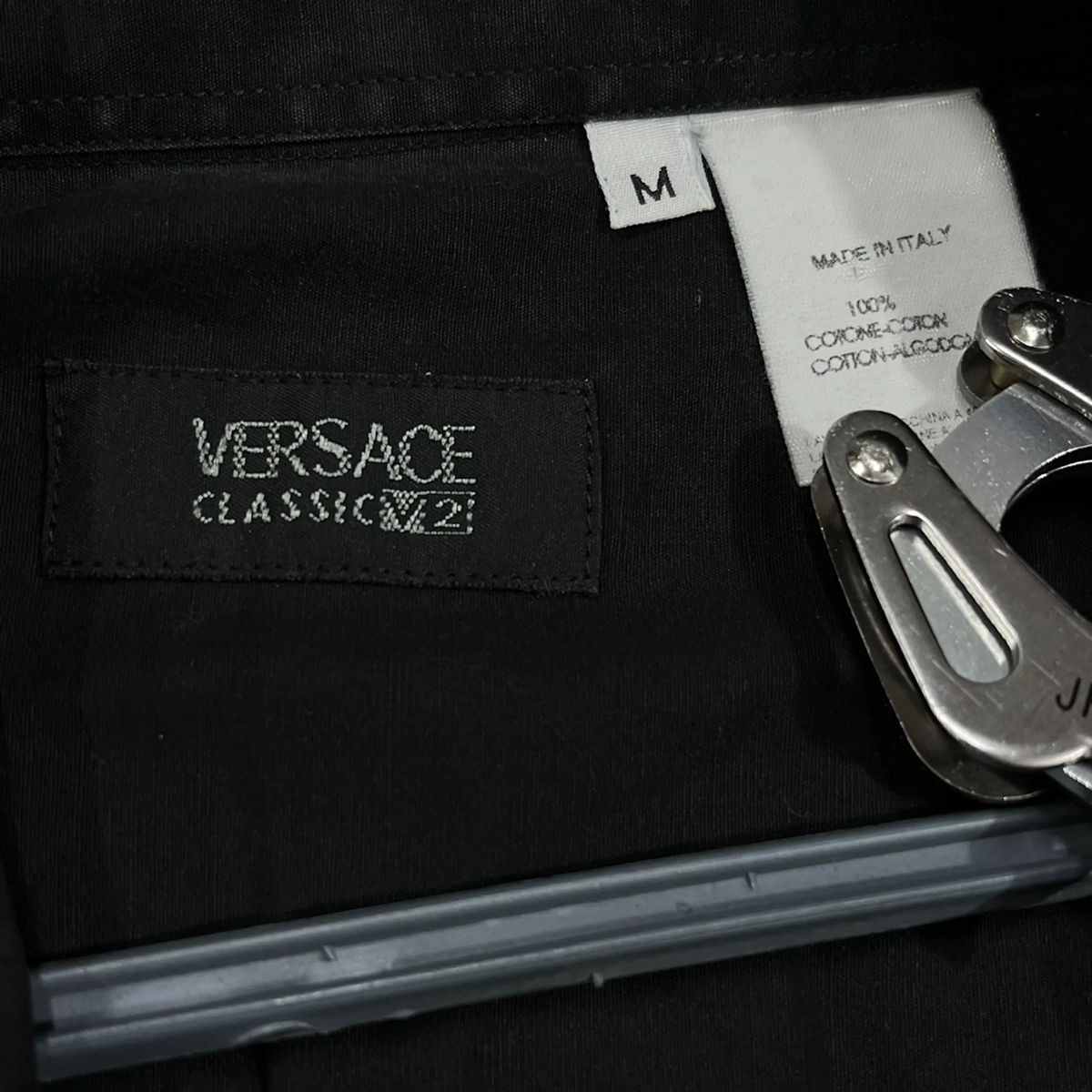 VERSACE MULTIPOCKET BIGLOGO SHIRT 1990s