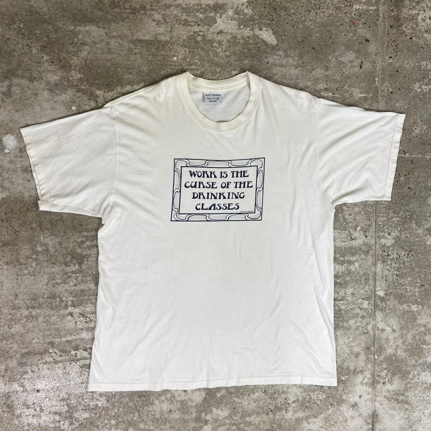 1980s OSCAR WILDE - SINGLE STITCHED TEE