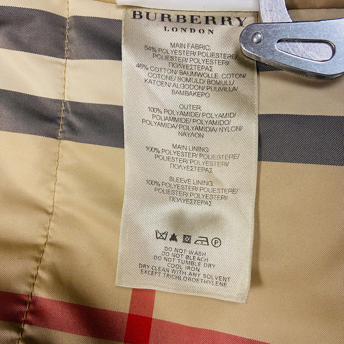 VINTAGE BURBERRY LONDON NOVA CHECK DETACHABLE WARMER CAR COAT 2009
