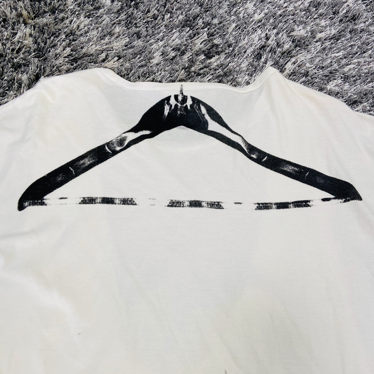 DIESEL RECONSTRUCTED "BLACK GOLD" HANGER TEE 2000s
