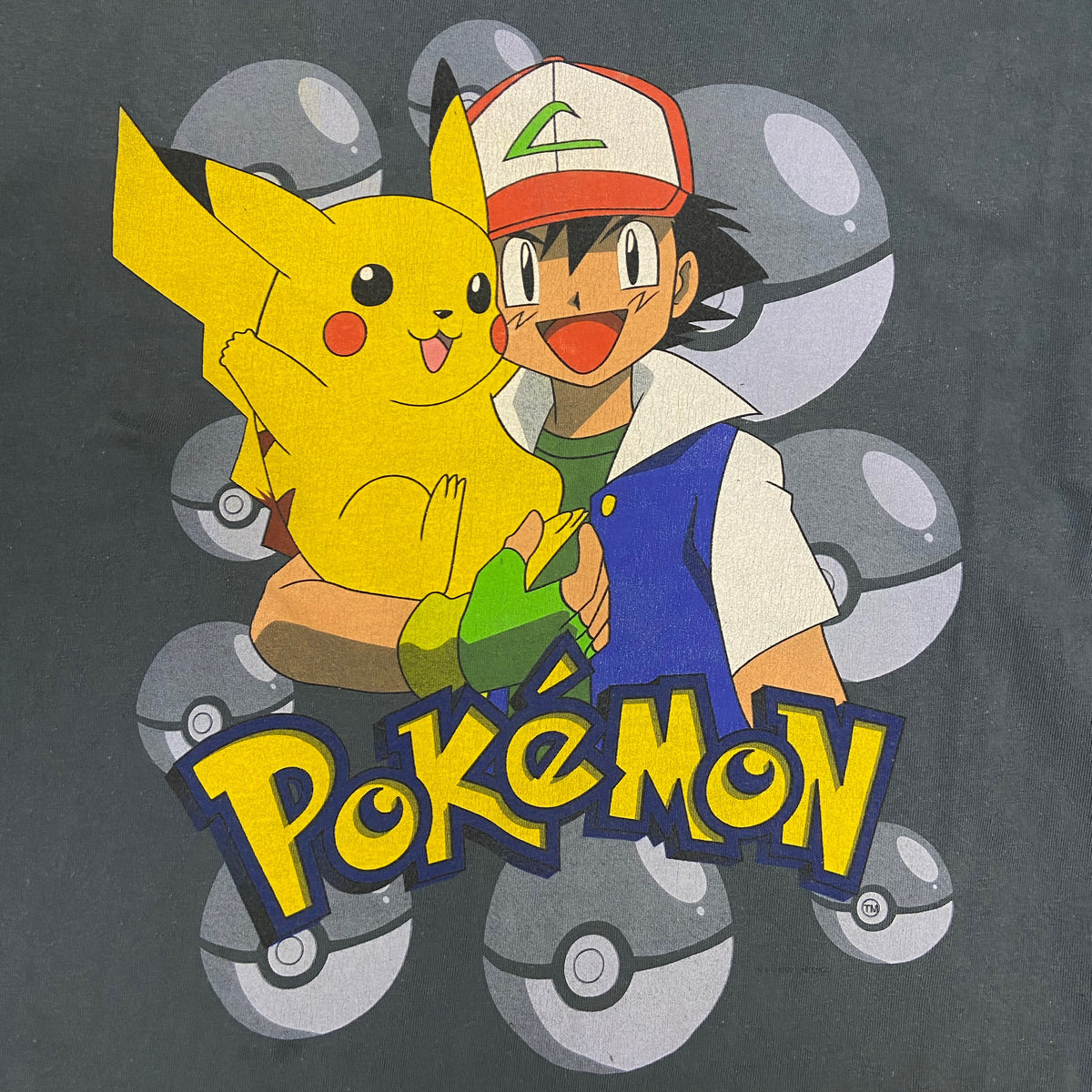 1999 POKEMON "GOTTA CATCH 'EM ALL!!" FADED TEE