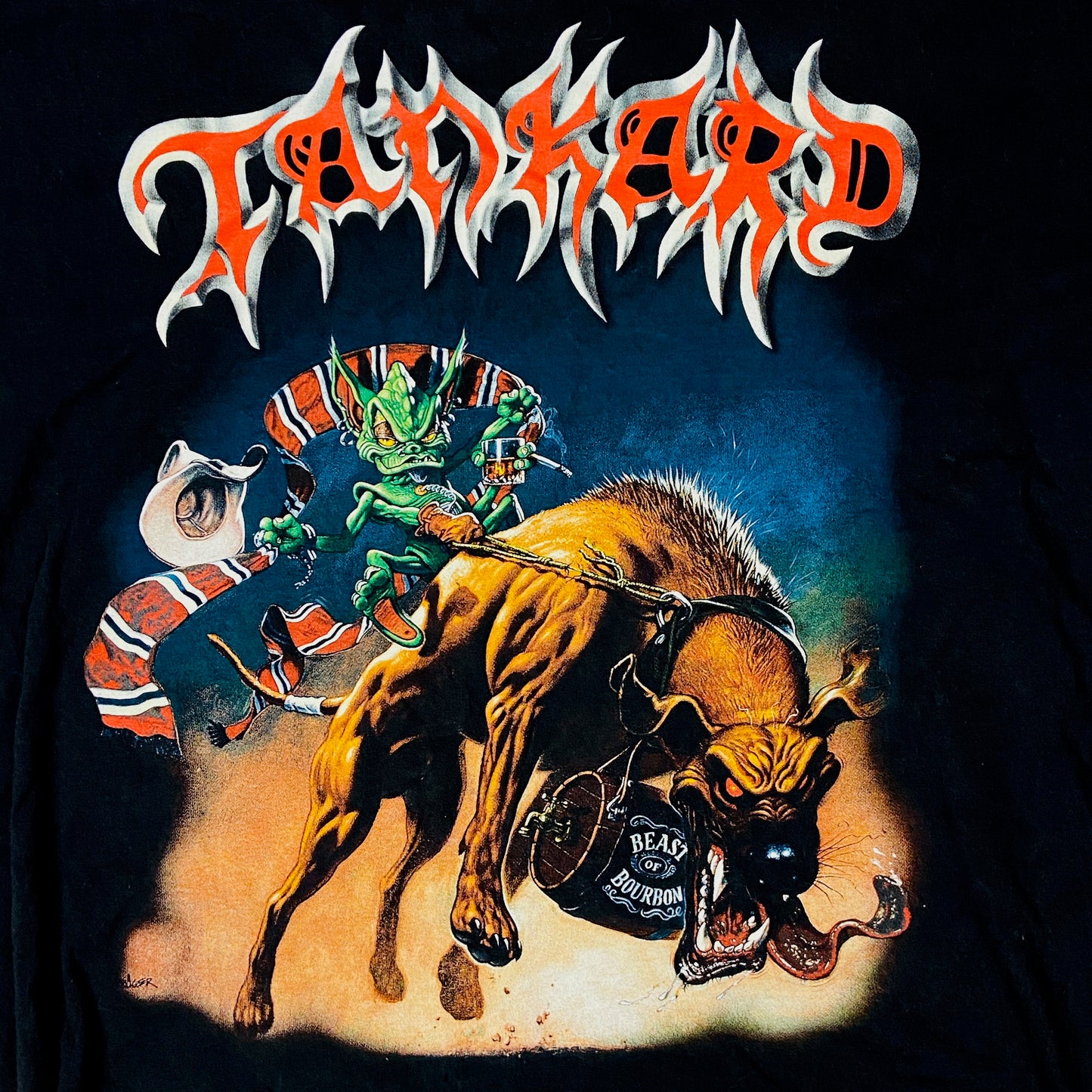 DIE WITH A BEER IN YOUR HAND! 2004 TANKARD TEE