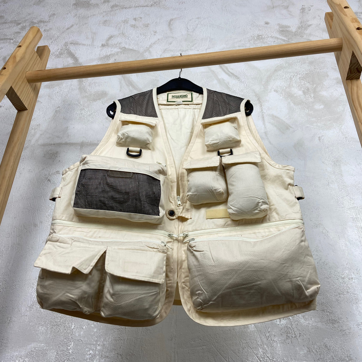 1980s MIZUNO JAPANESE MULTIPOCKET BONDAGE CARGO VEST
