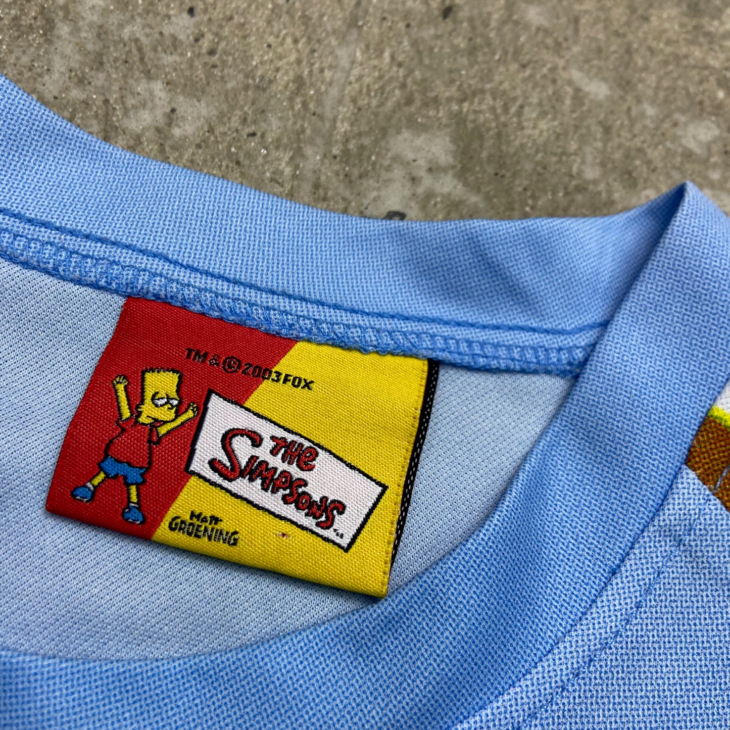 2003 EL BARTO THE SIMPSONS CIAO BABY JERSEY TEE