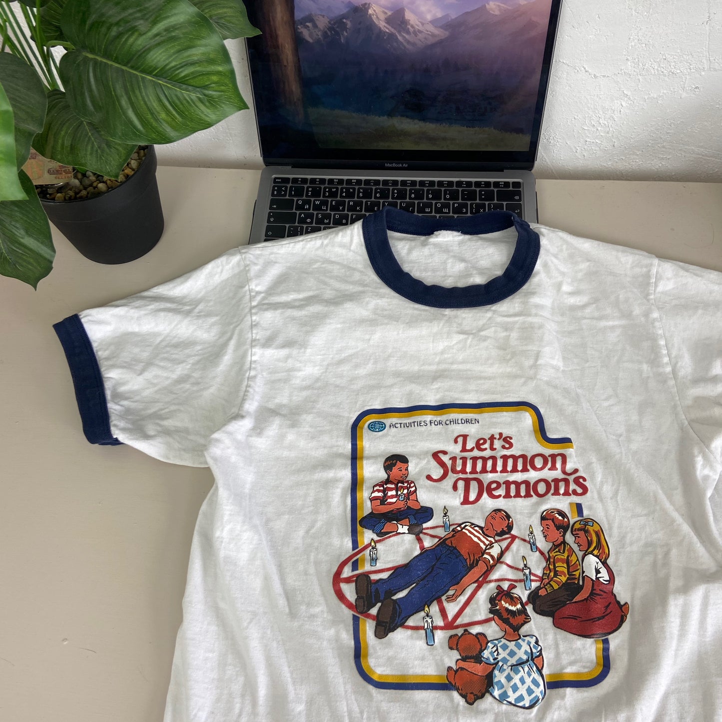 1990s LET'S SUMMONS DEMONS TEE