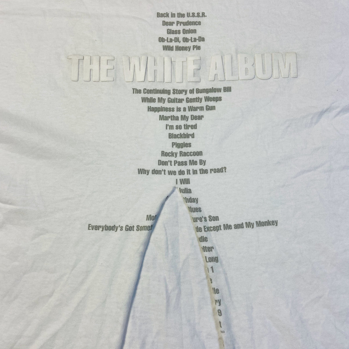 1980s "THE WHITE" BEATLES ALBUM TEE