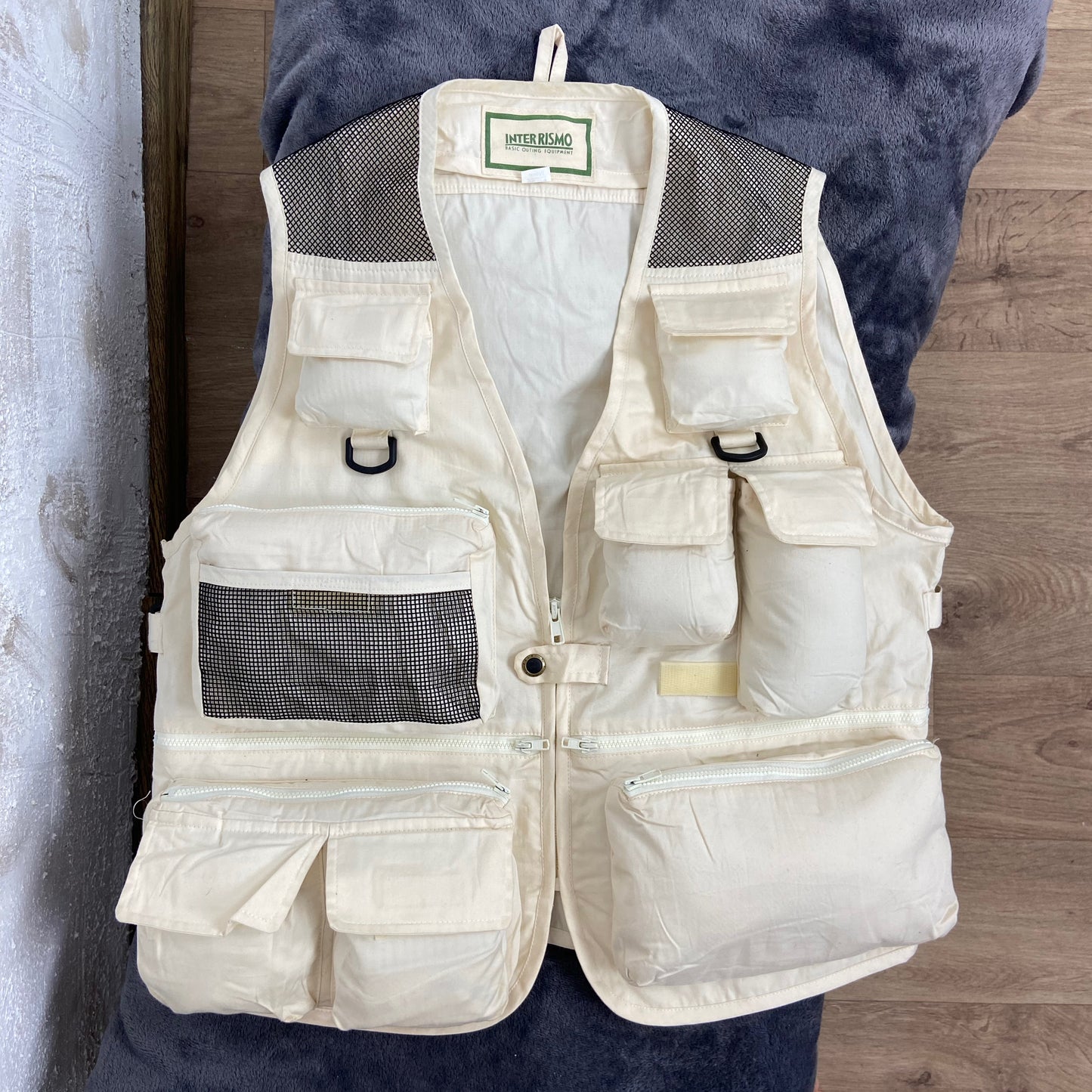 1980s MIZUNO JAPANESE MULTIPOCKET BONDAGE CARGO VEST