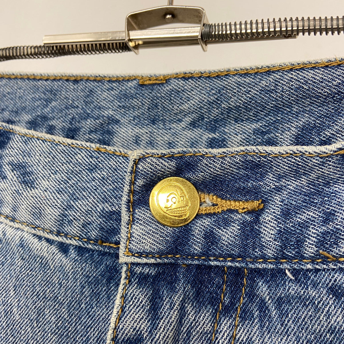 CHEAP MONDAY PATCHWORK FADED JEANS PANTS