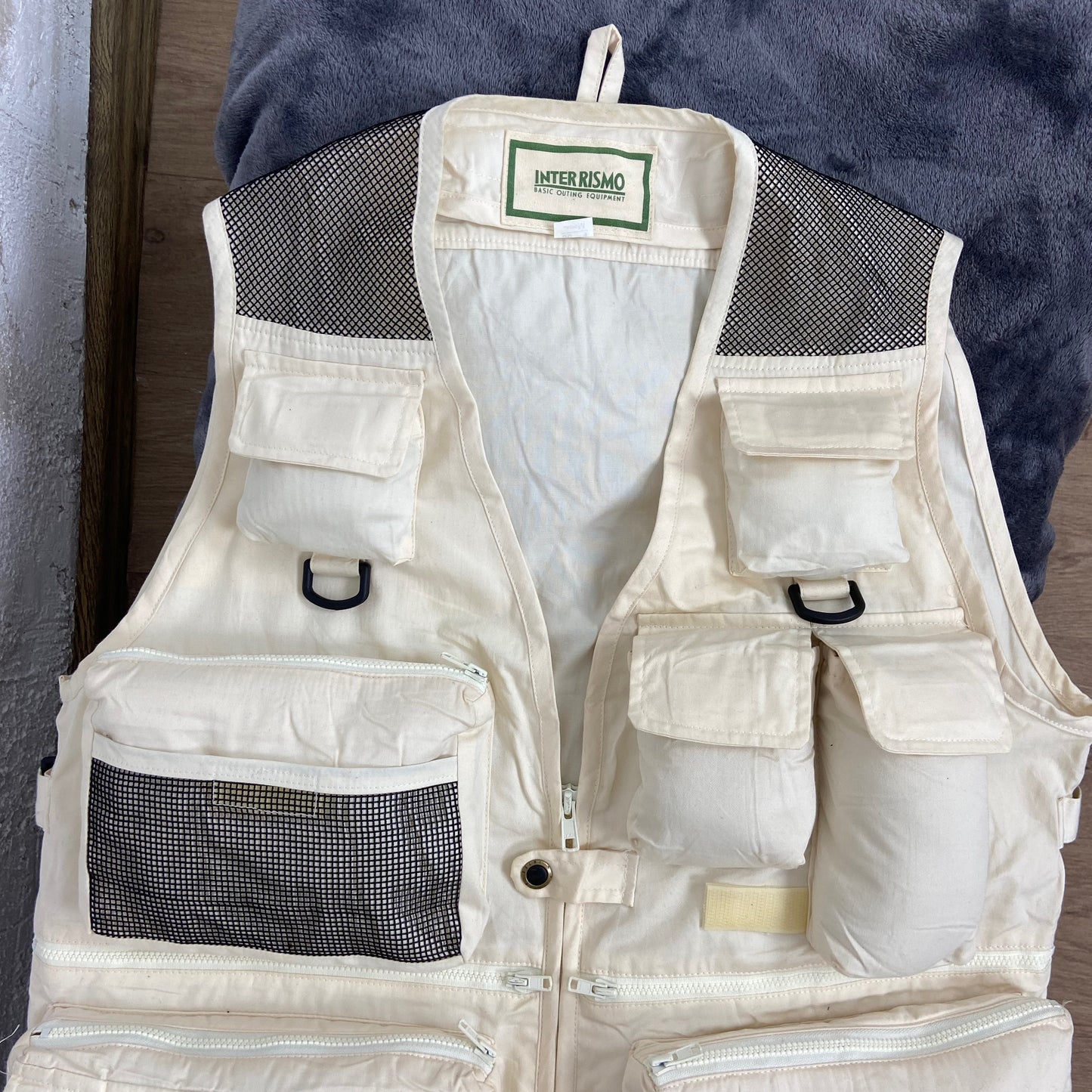 1980s MIZUNO JAPANESE MULTIPOCKET BONDAGE CARGO VEST