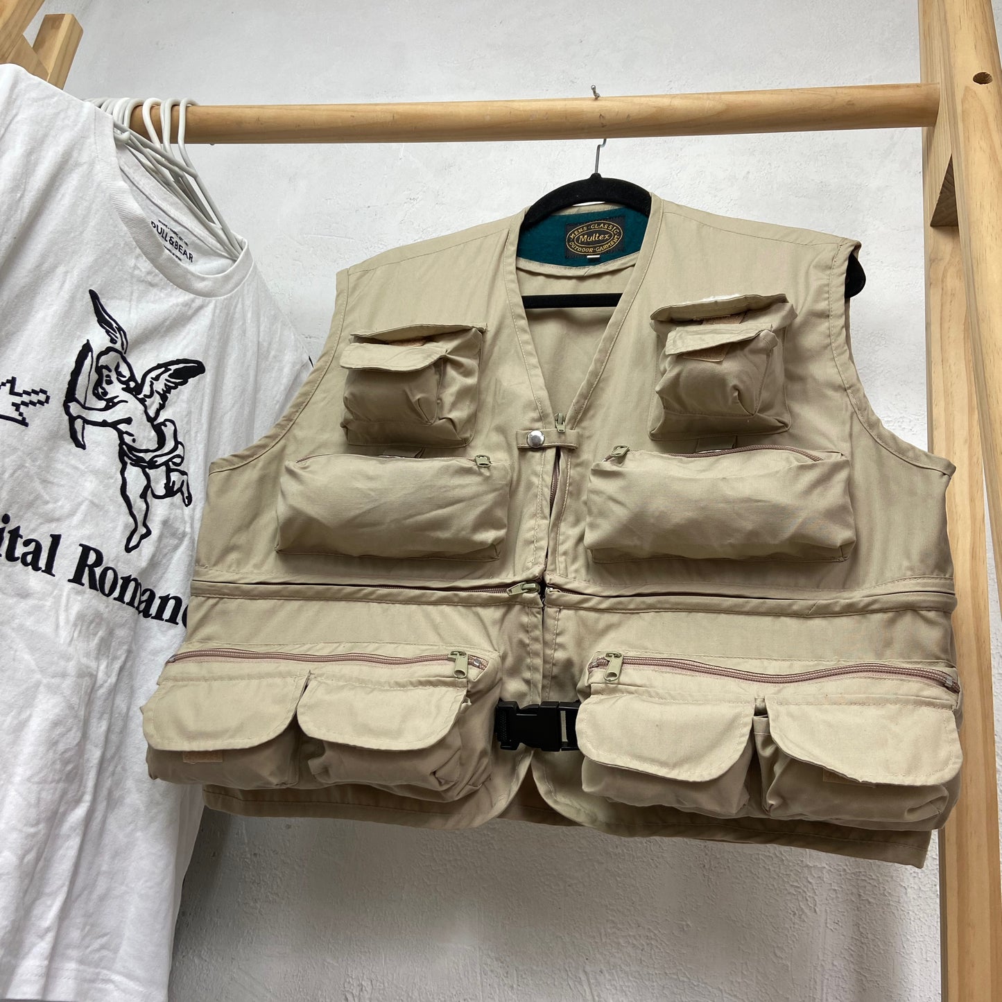 1980s MULTEX UTILITY BONDAGE MULTIPOCKET CARGO VEST