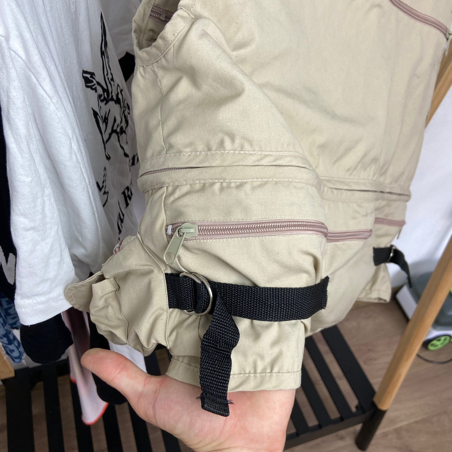 1980s MULTEX UTILITY BONDAGE MULTIPOCKET CARGO VEST