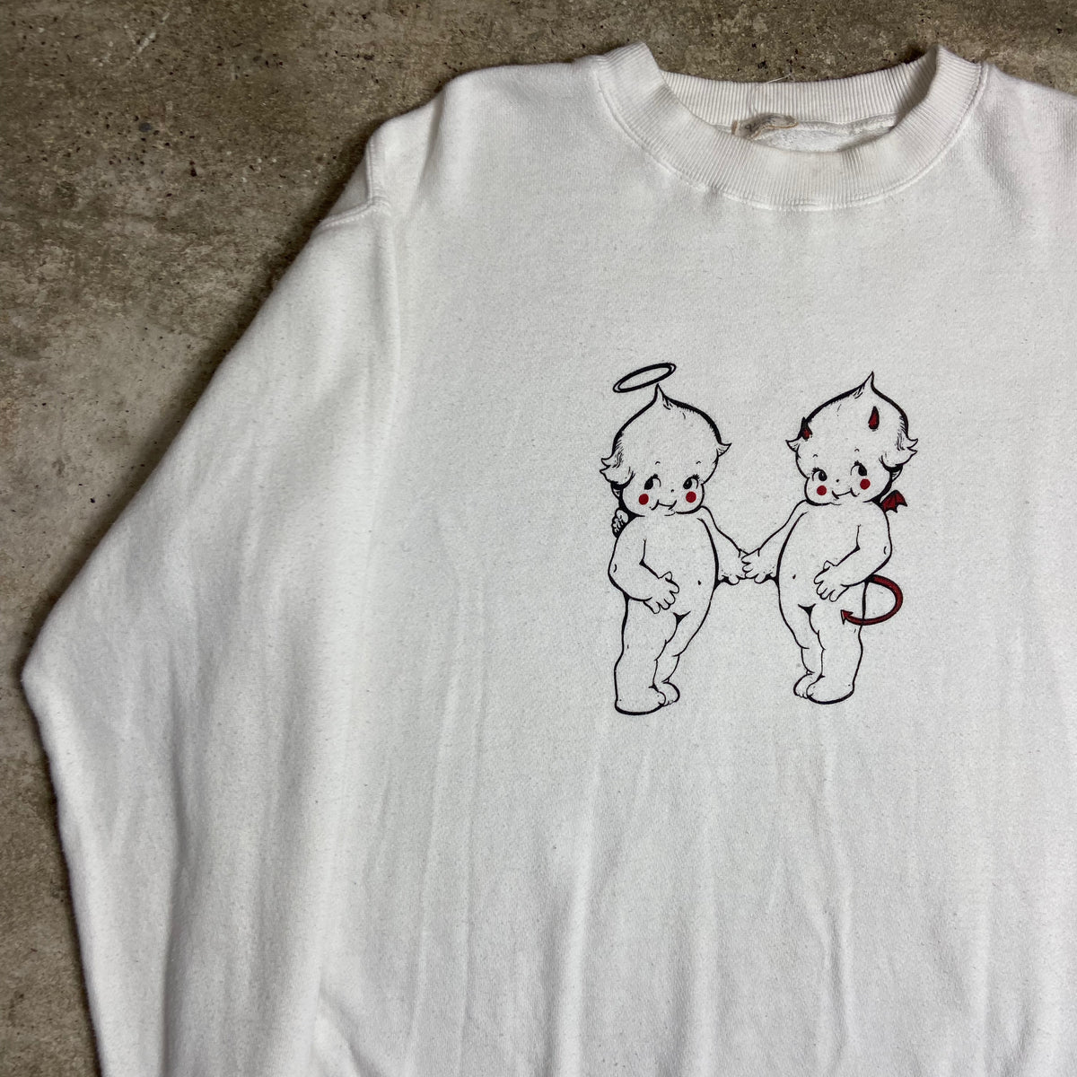 J.GALT CUTE DEMONS SWEATSHIRT 1980s