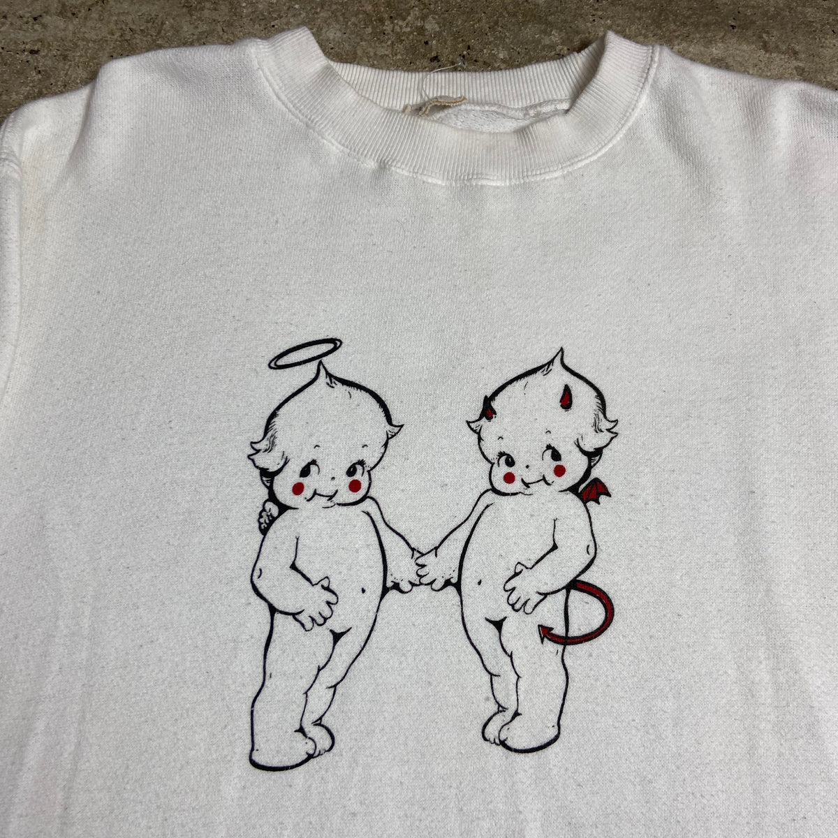 J.GALT CUTE DEMONS SWEATSHIRT 1980s