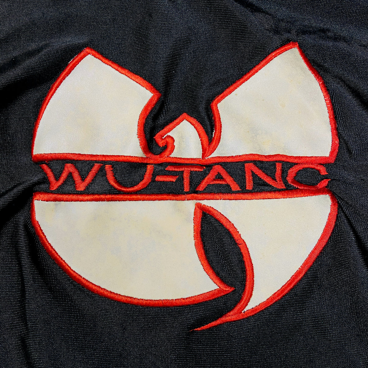 WU TANG CLAN 1990s EMBROIDERED BIG LOGO JERSEY SHIRT