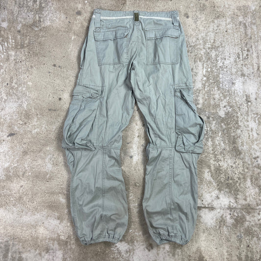 VINTAGE MULTIPOCKET BONDAGE CARGO FADED PANTS 1990s