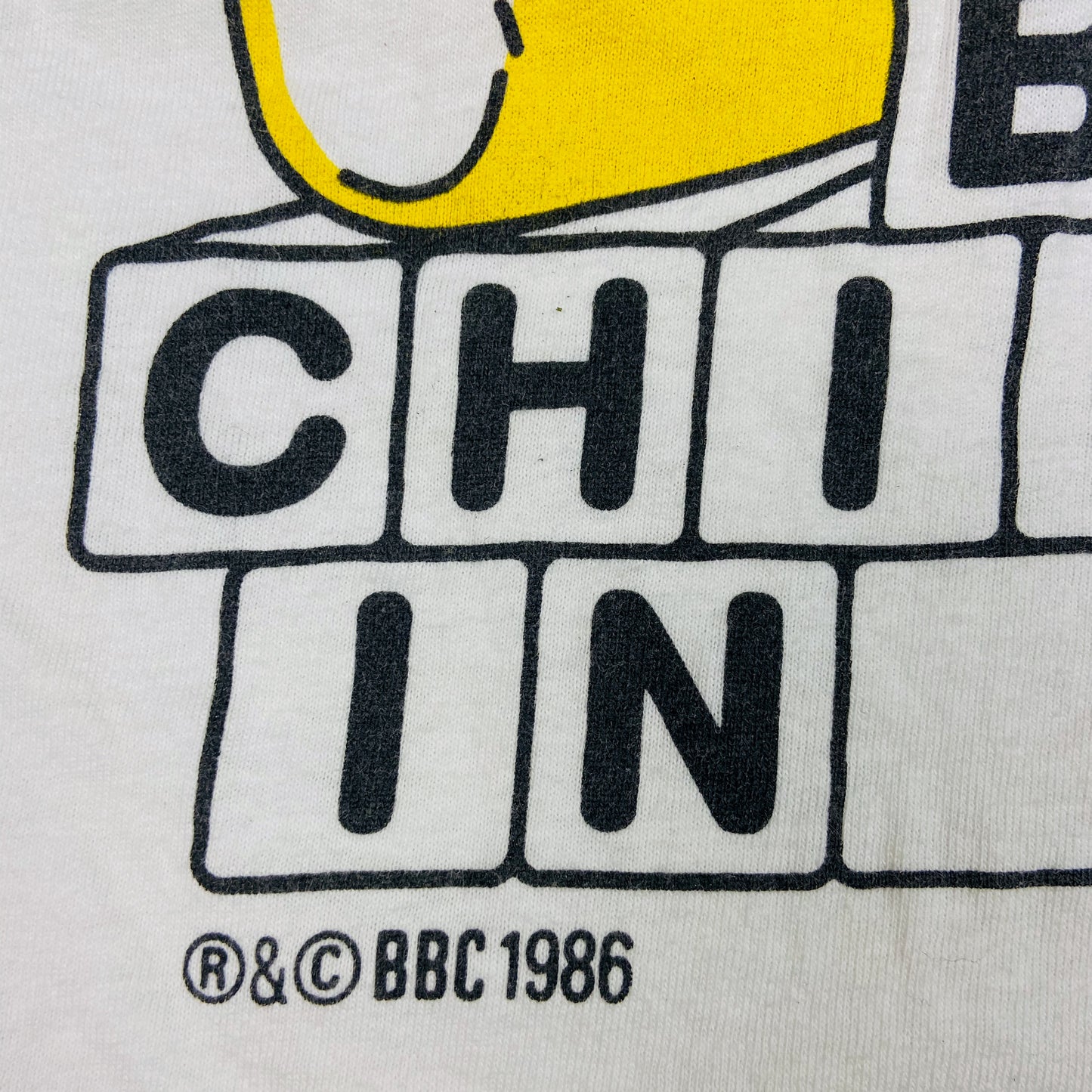 1986 CHILDREN IN NEED SINGLE STITCH TEE