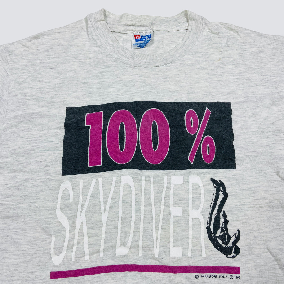 100% SKYDIVER PARASPORT ITALIA TEE 1990s