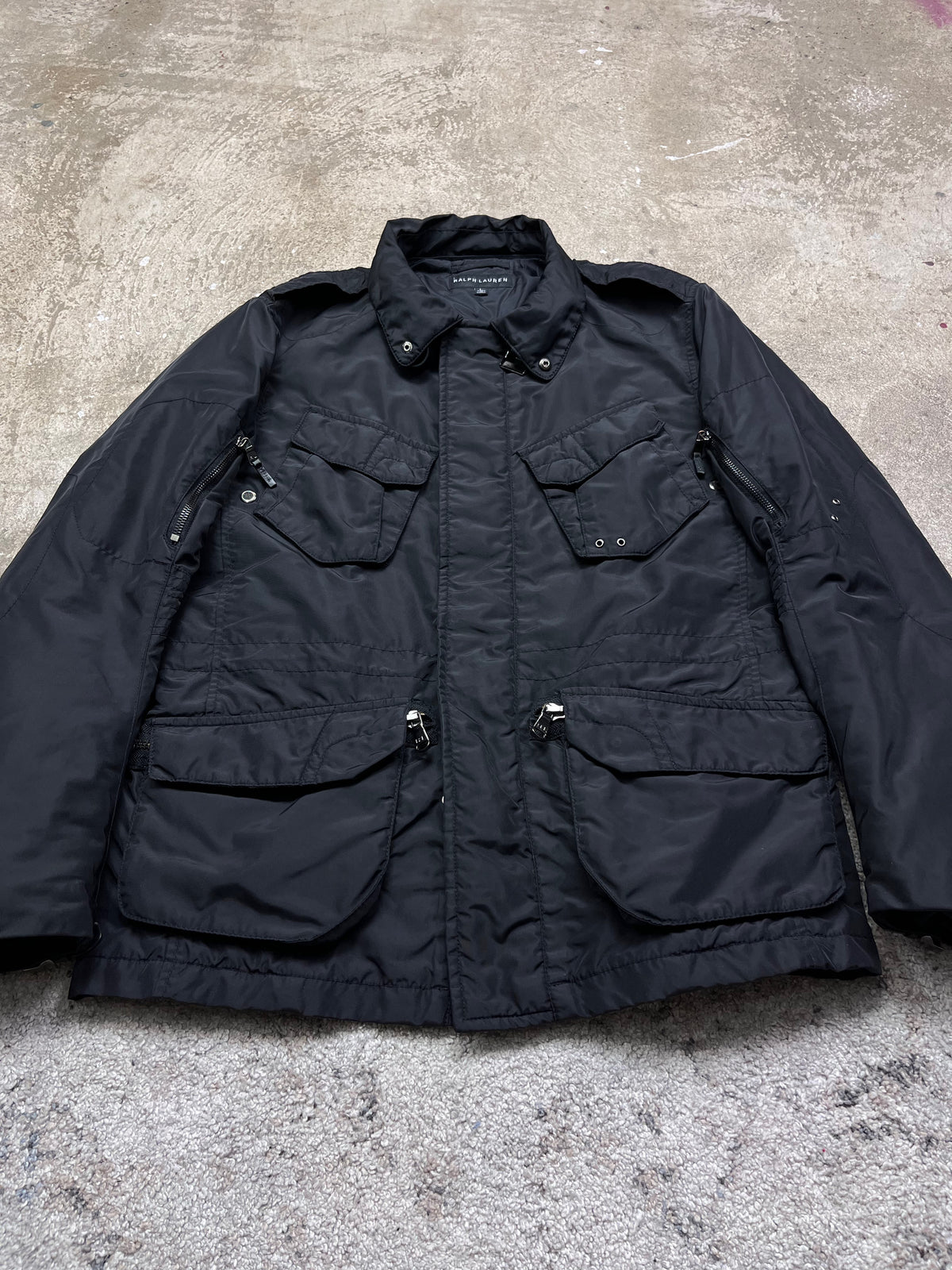 VINTAGE RALPH LAUREN BLACK LABEL M-65 NYLON TACTICAL FIELD JACKET 2009
