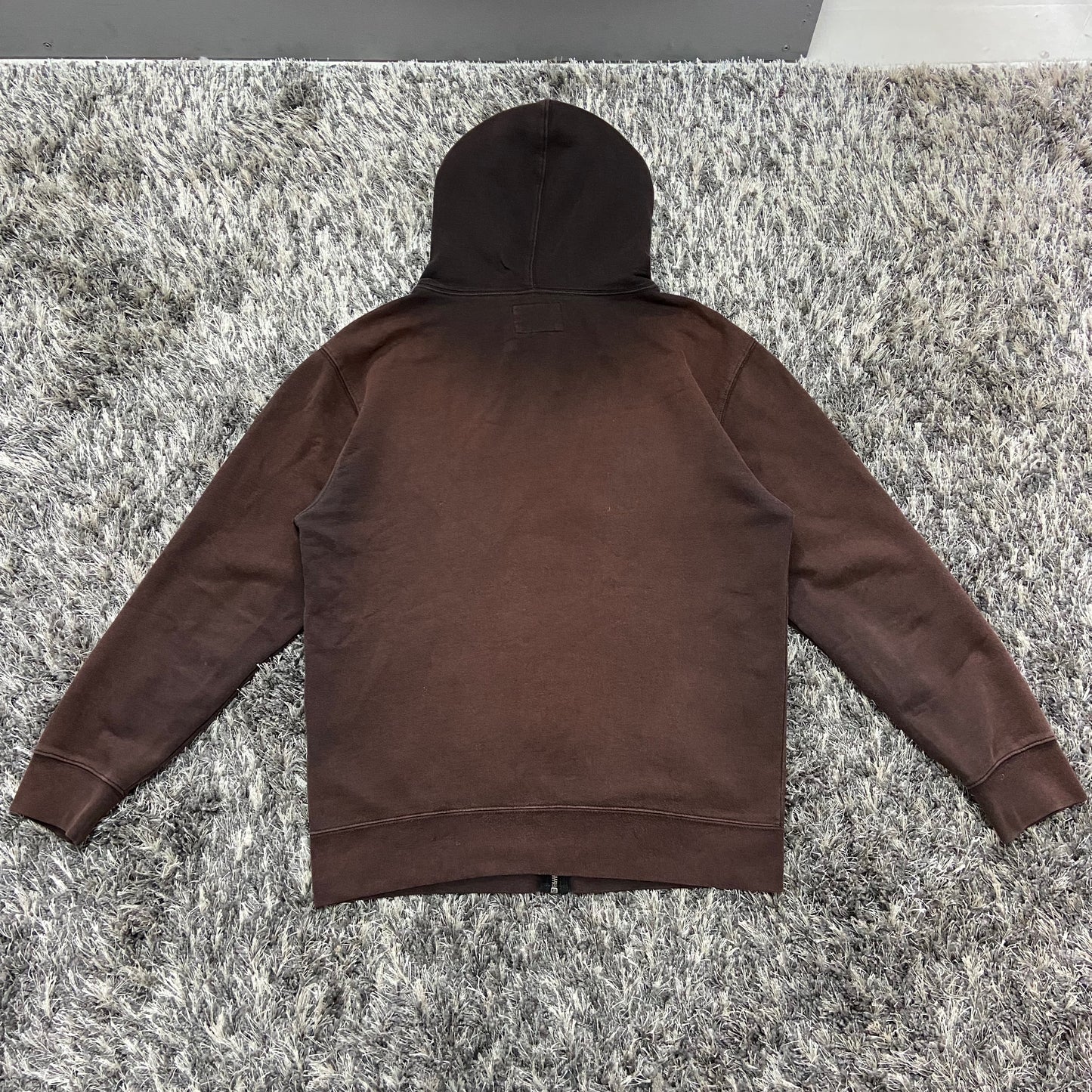 GAP SUNFADED BROWNIE ZIP HOODIE 2000s