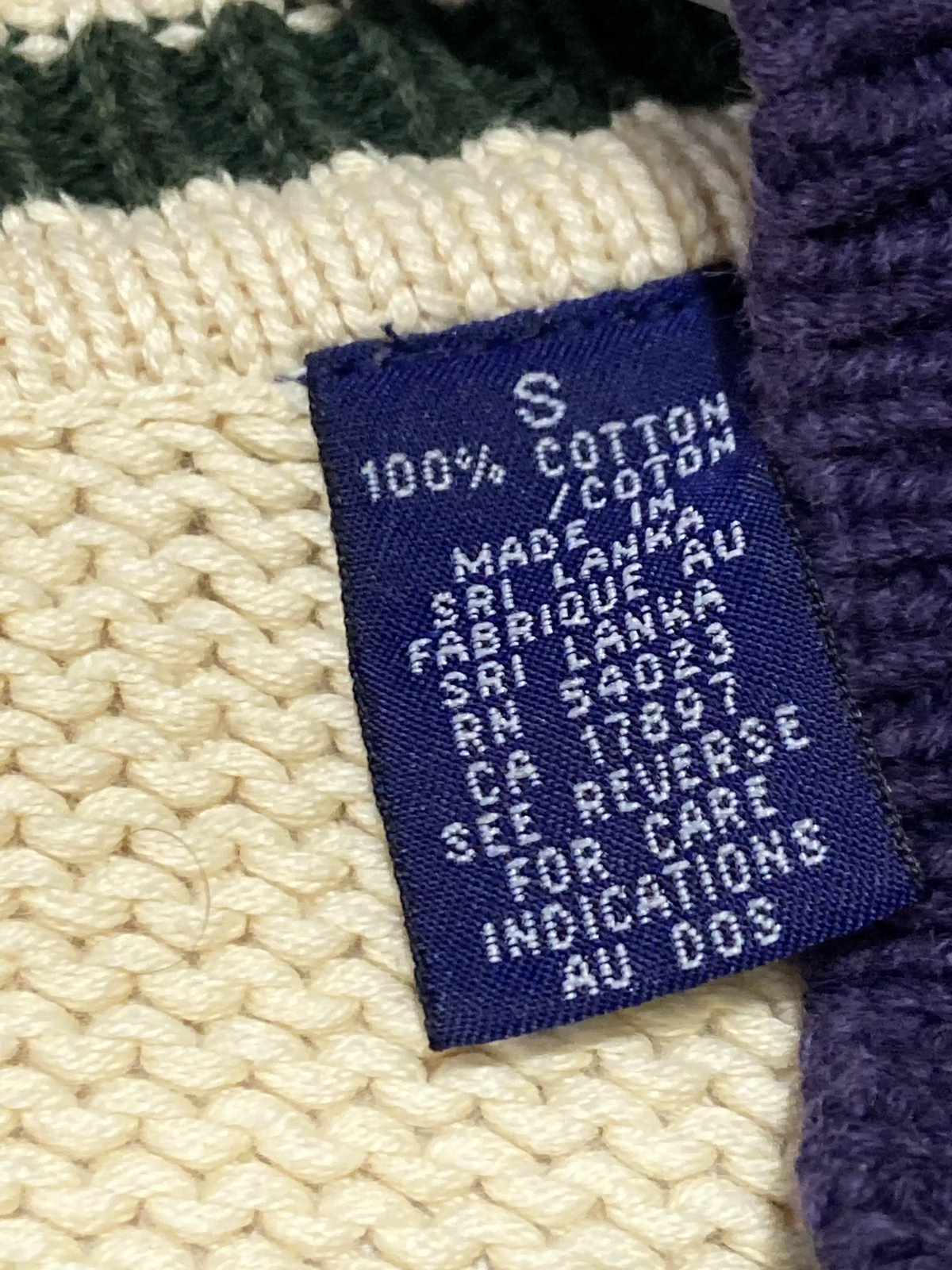 1990s GAP V-NECK HEAVY KNITTED SWEATER