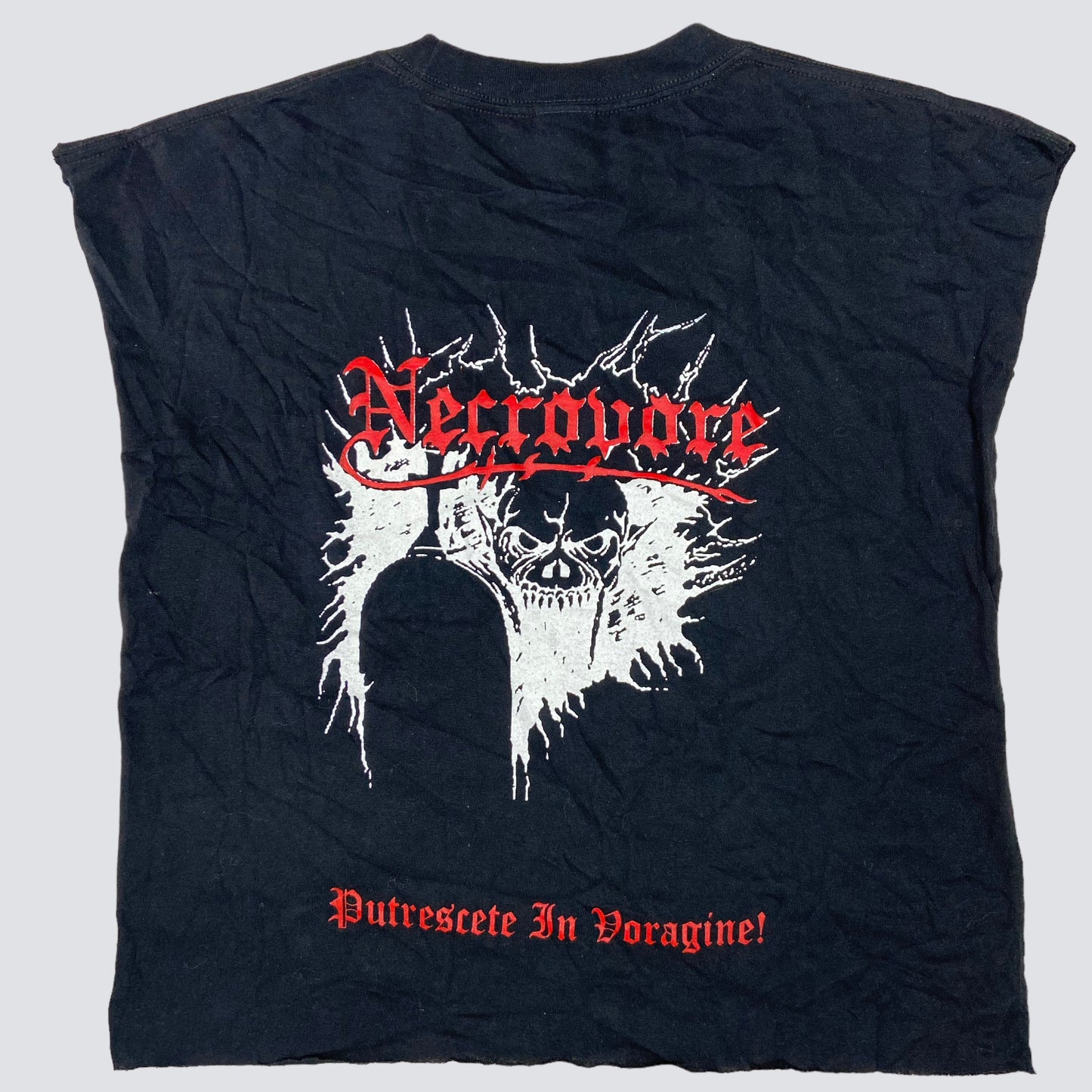 2008 NECROVORE UNRELEASED EVIL DISTRESSED TANK TOP