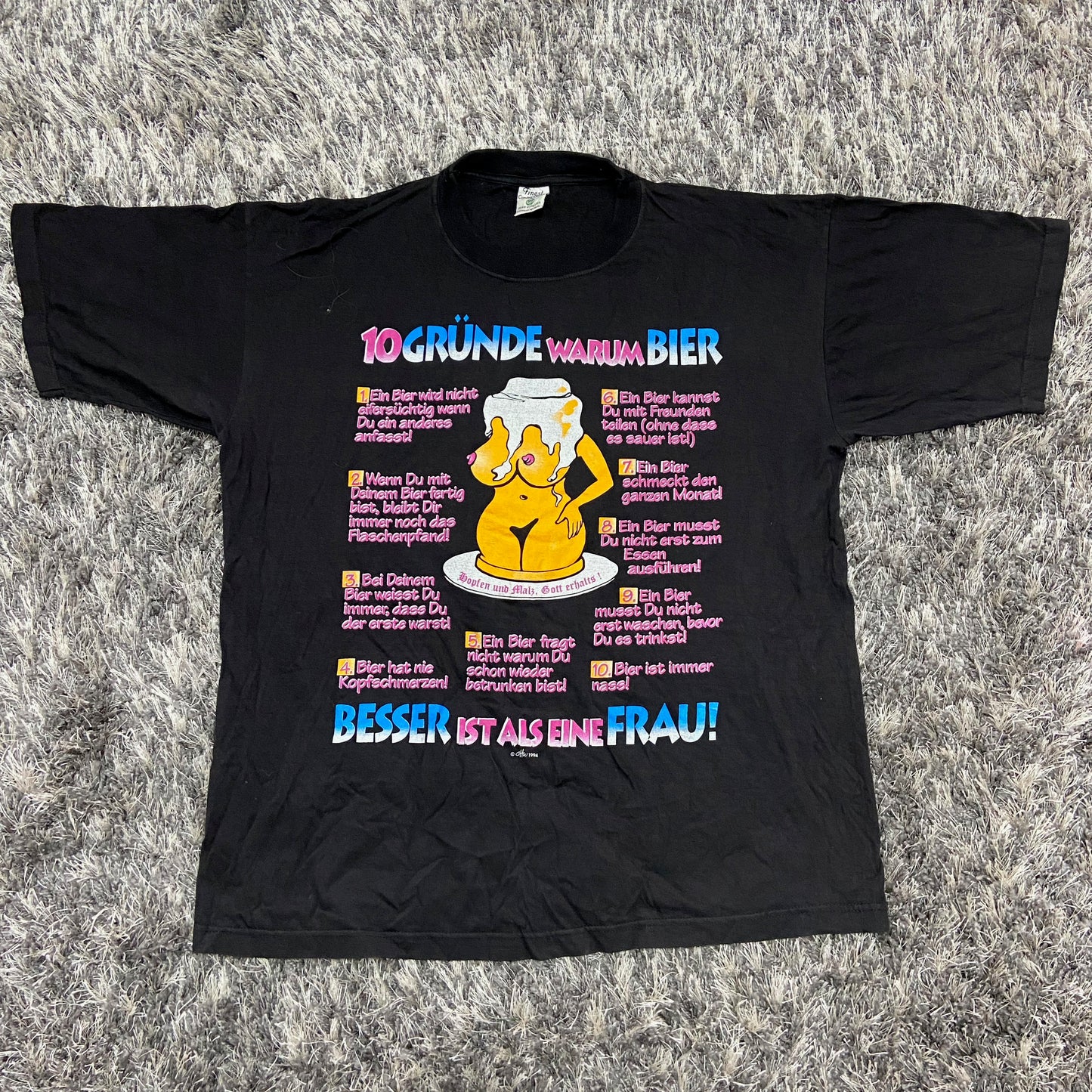 10 REASONS WHY BEER IS BETTER THAN WOMEN TEE 1994