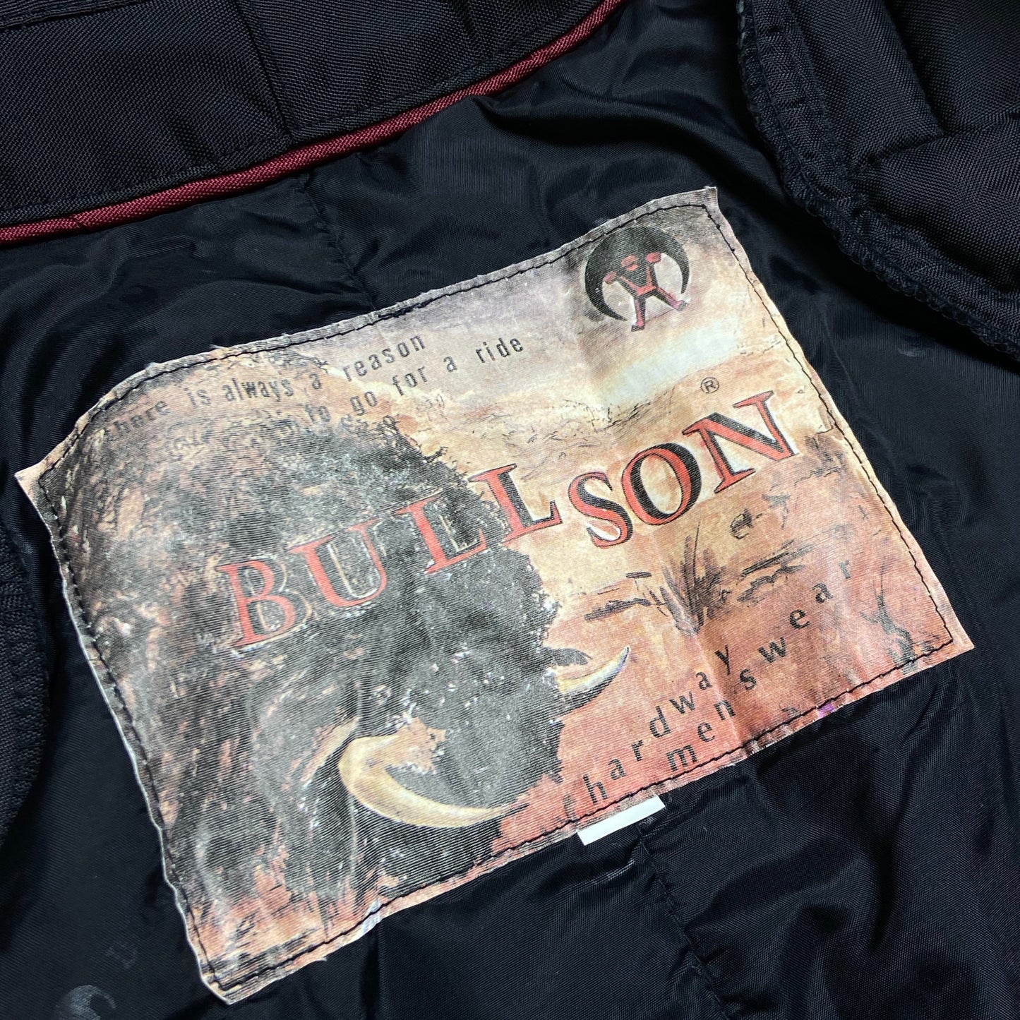 1980s BULLSON BONDAGE FRINGE BIKER BOMBER JACKET