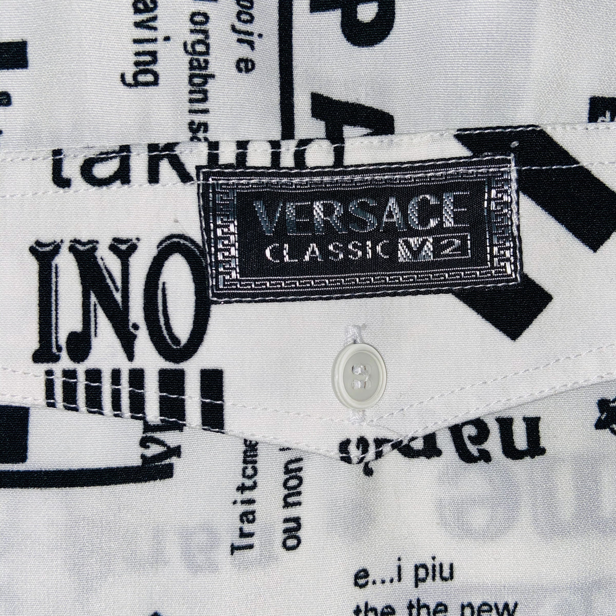 1990s VERSACE OVERPRINTED SHIRT
