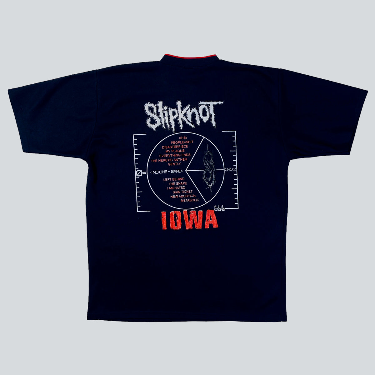 2001 SLIPKNOT IOWA JERSEY TEE