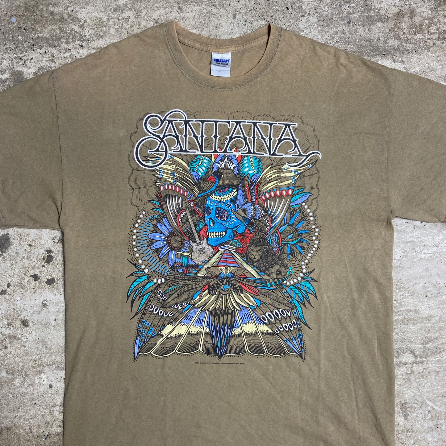 2012 SANTANA SUN FADED TEE