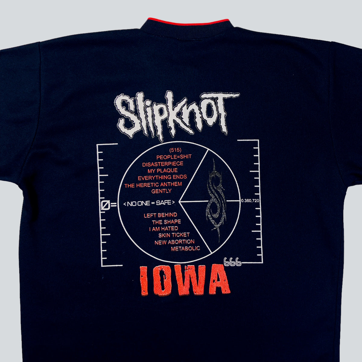 2001 SLIPKNOT IOWA JERSEY TEE