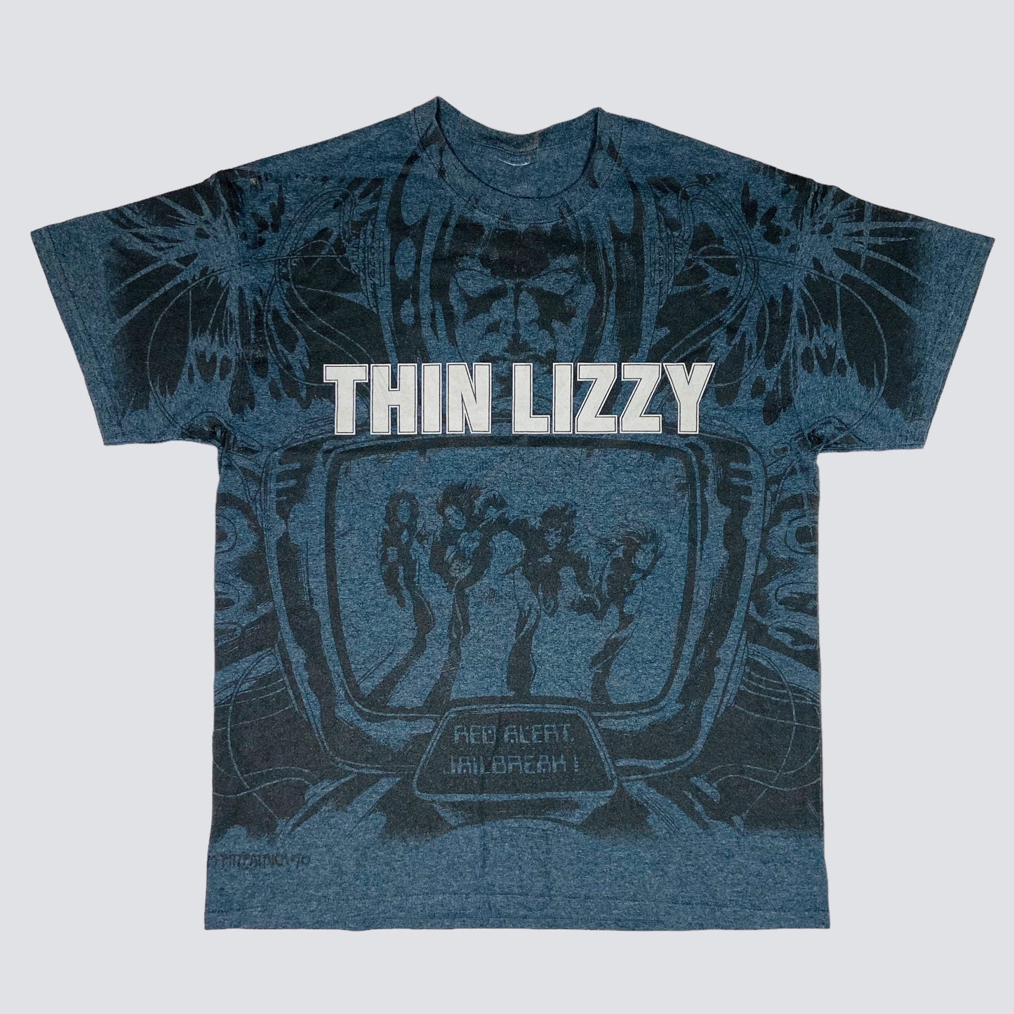 1980s THIN LIZZY JAILBREAK OVERPRINTED TEE