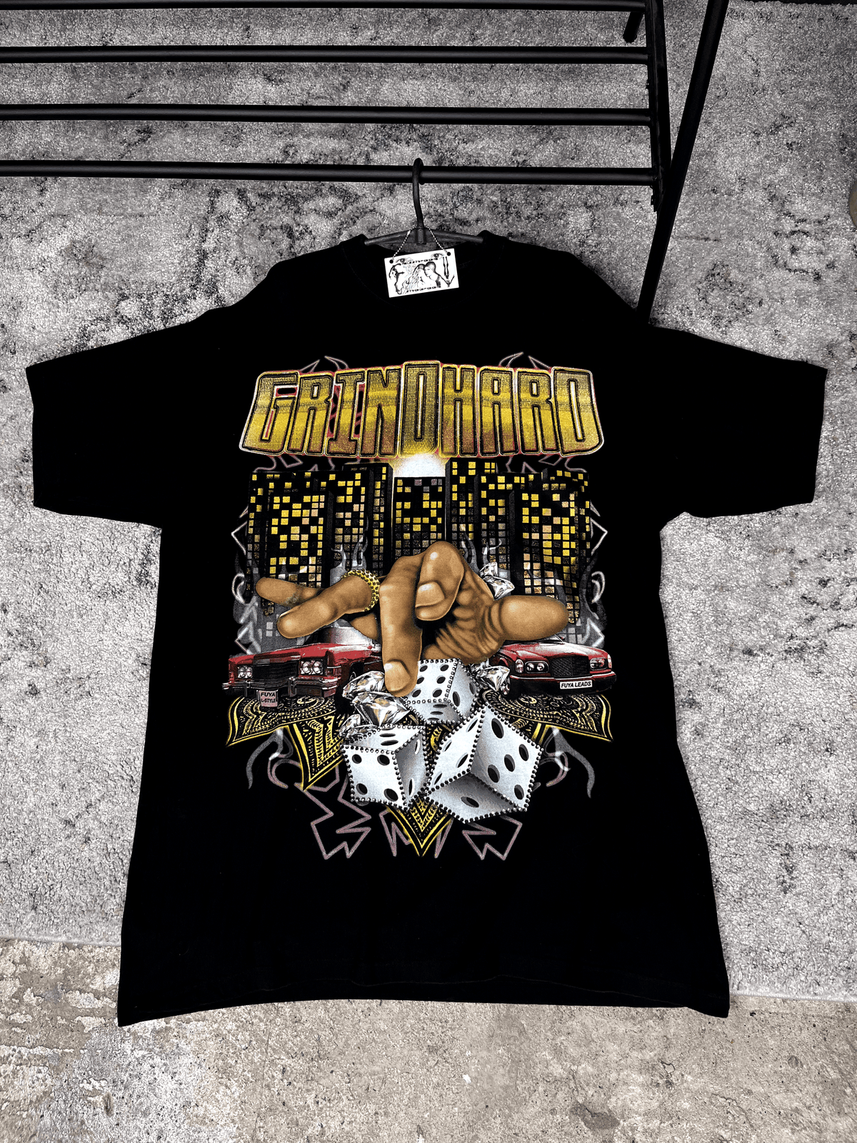 1990s FUYA DICE GRINDHARD OVERSIZED BAGGY TEE