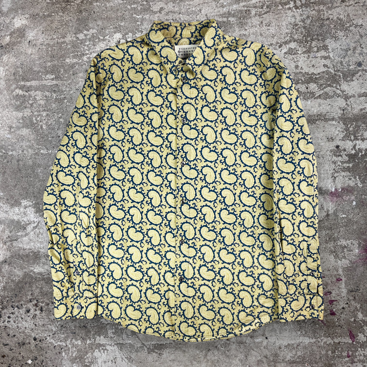 MAISON MARTIN MARGIELA REFLECTIVE BANDANA PATTERN SHIRT AW13