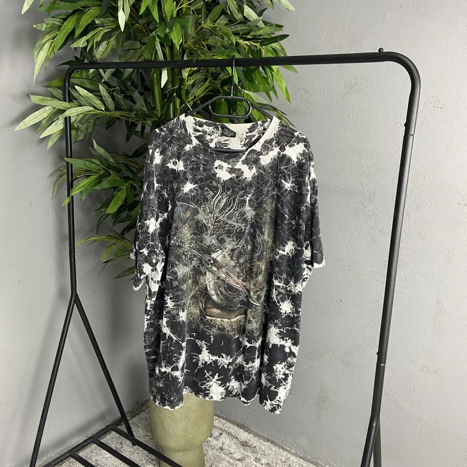 1990s BASILISK ACID BLEACHED TEE